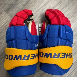 14" Sherwood New Jersey Devils Reverse Retro Gloves