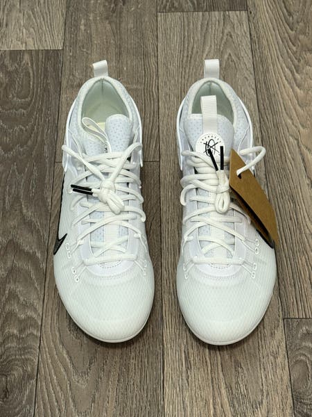 Nike Huarache 9 Elite Low LAX Lacrosse White Cleats FD0089  display picture 1