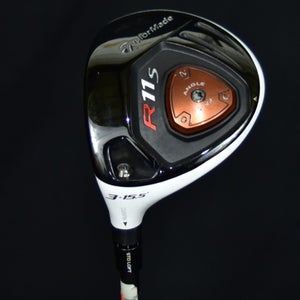 TAYLOR MADE R11 3-WOOD LOFT:15.5 SHAFT:STIFF LENGTH:43 IN LEFT HANDED