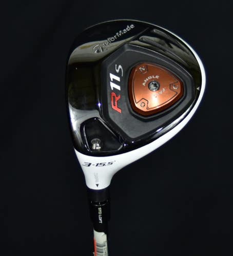 TAYLOR MADE R11 3-WOOD LOFT:15.5 SHAFT:STIFF LENGTH:43 IN LEFT HANDED