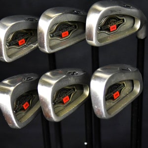 CALLAWAY BIG BERTHA IRON SET 4-9 SHAFT:REGULAR LENGTH:38 IN RH NEW GRIPS