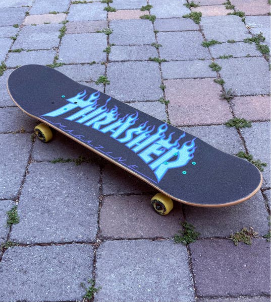 BAKER SKATEBOARDS LOGO COMPLETE SKATEBOARD 8.25 BLACK /WHITE