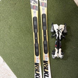 Volkl 128 cm All Mountain RTM Skis With Bindings (New)