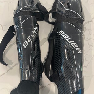 Youth Bauer 13" Shin Pads Dek Hockey  (Used)