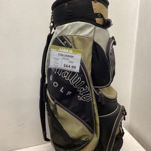 Used Callaway 8 WAY Mens Cart Bag Black And Tan 11443-S000194560