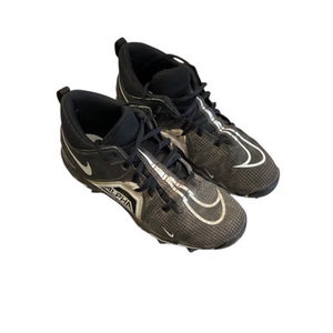 Used Nike ALPHA BASEBALL CLEATS BB/SB Cleats Black Junior 04.5 11884-S000046690