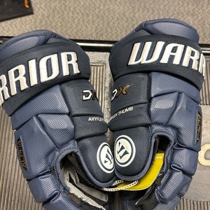 15" SR Warrior Alpha DX (Used) Blue Senior Gloves ice hockey