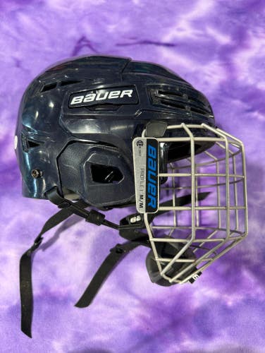 Blue Medium Bauer IMS 5.0 Helmet (Used)