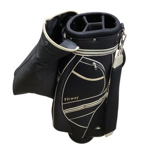 Used FITWAY CARRY BAG Mens Cart Bag Black 11760-S000076293