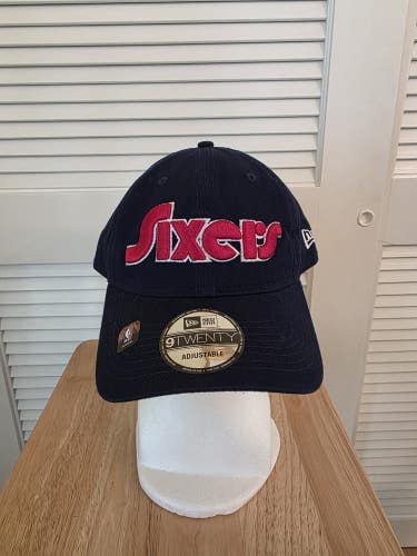 NWS Philadelphia 76ers 2021 City Edition New Era 9twenty Strapback Hat NBA