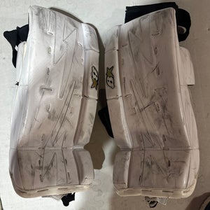 21" Goalie Leg Pads (Used) Comes With Blocker And Glove