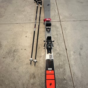 K2 Mindbender RX Skis + Rossignol Poles
