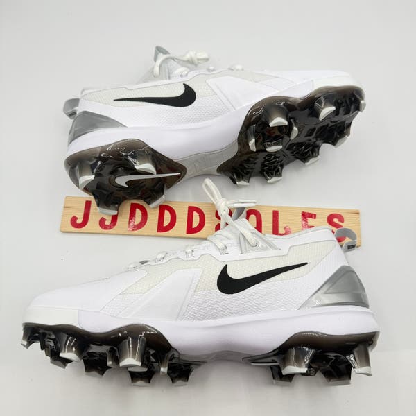 Nike Force Trout 9 Elite MCS FZ0884-102 Men\'s 11.5 White Baseball Cleats MEW1953 Amazon.com | Nike Force Trout 9 Elite MCS Baseball Cleats  main image 2