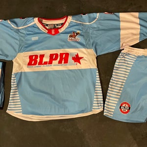 BLPA DEX Tournament Jersey 8 Vegas DEXgiving Baby Blue with Pant shell and socks Size 58