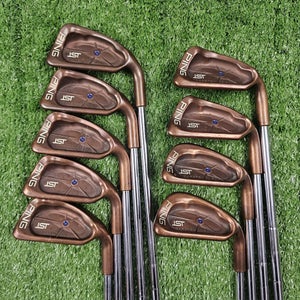 Ping ISI Beryllium Copper BeCu Blue Dot Iron Set 3-PW SW Z-Z65 Stiff Steel RH