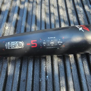 2023 Easton Alpha ALX USSSA Certified Bat (-5) Alloy 26 oz 31" (Used)