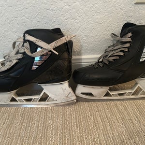 True 2 Piece Goalie Skates Pro Stock Size 8