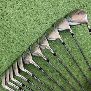 READ Adams A3OS Golf Set Driver Woods Hybrids Irons Ladies Womens Soft Flex