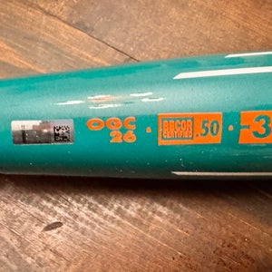 2026 DeMarini Omega Hybrid BBCOR Certified Bat (-3) Hybrid 29.5 oz 32.5" (Used)