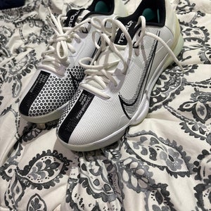 White Men's Size M 9.5 (W 10.5) Nike Force Zoom Trout 7 (New)