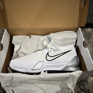 White Men's Size M 12.5 (W 13.5) Nike Nike Force Zoom Trout 9 Elite  Metal (New)