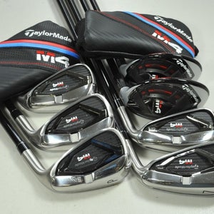 TaylorMade M4 Combo 4-5H, 6-PW Iron Set Senior Flex RH Atmos 5 Graphite # 195635