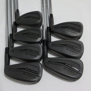 Cobra King Forged TEC X Black Iron Set - 5-PW, GW - Stiff Flex Steel 2* Flat