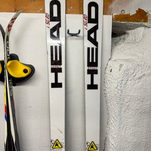 HEAD 203 cm World Cup Rebels i.SG RD Skis With Bindings Max Din 14 (Used)