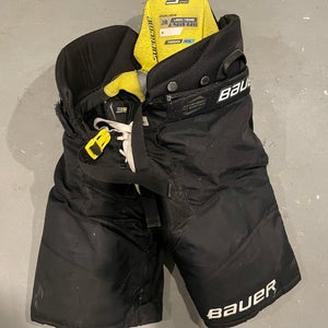 Black Bauer Supreme 3S Pro Hockey Pants (Used) | Junior Large