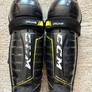 Junior CCM Tacks 9080 Shin Pads 12" (Used)