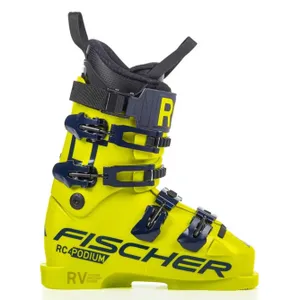 Fischer RC4 Podium LT 90 Race Ski Boots – Yellow – Size 24.5