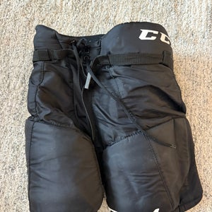 Black Youth Large CCM JetSpeed LE Hockey Pants (Used)