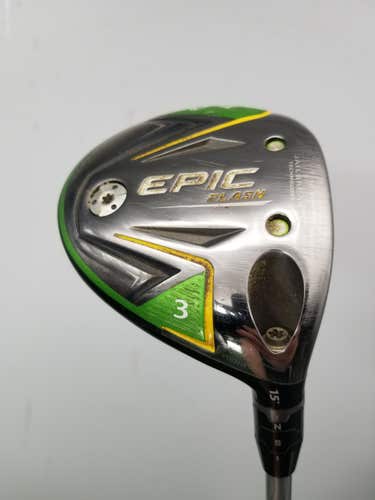 2019 CALLAWAY EPIC FLASH 3 WOOD 15* LADIES PROJECTX EVEN FLOW 55G +HC FAIR