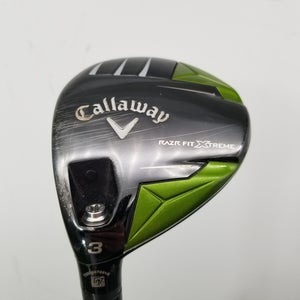 LEFTY 2013 CALLAWAY RAZR FIT XTREME 3 WOOD STIFF ALDILA TRINITY 75 GOOD