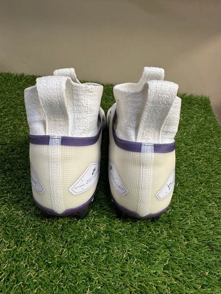 Nike Alpha Menace Elite 3 P Football Cleats White/Purple Men 