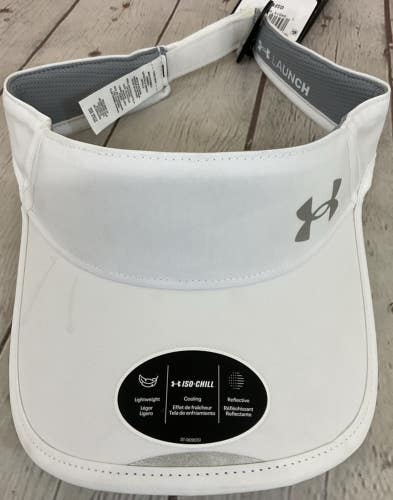 Under Armour Launch Mens Visor One Size Fits Most Adjustable Hook and Loop Belt