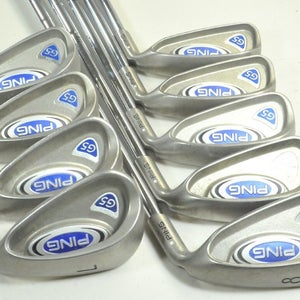 Ping G5 4-W,SW,LW Iron Set Extra Stiff Flex Silver Dot Right DGX Steel # 192040