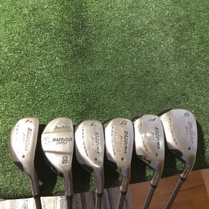 Tour Edge Bazooka JMAX I-W Hybrid Irons Set (4-PW-SW, No 5&8)Seniors 70 Graphite