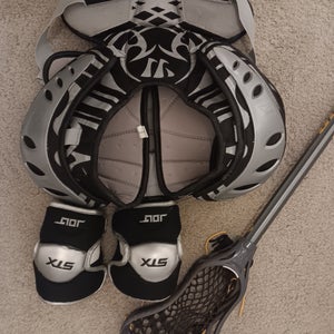 Starter Kit Used STX/Warrior mix (Chest pad, stick, elbow pads)