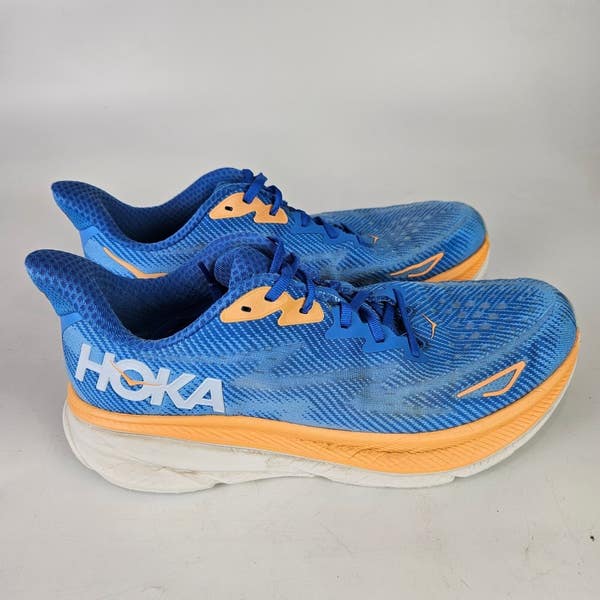 Hoka One One Clifton 9 Mens Size 9.5D Blue Running Shoes  display picture 1