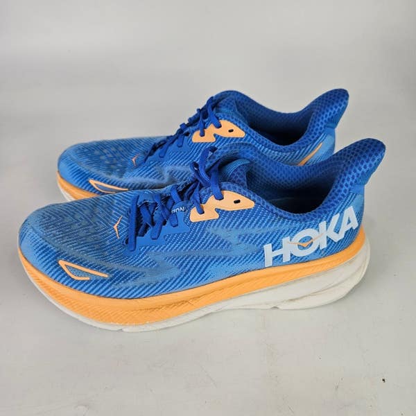 Hoka One One Clifton 9 Mens Size 9.5D Blue Running Shoes  display picture 1
