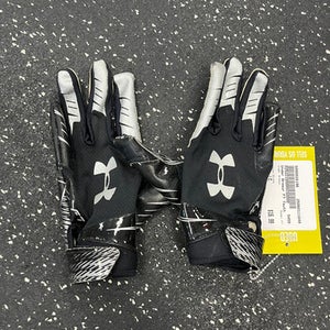 Used Under Armour F7 FB Gloves Black LG 11849-S000028196