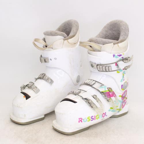 Rossignol Fun Girl Kids Ski Boots - Size 2.5 / Mondo 20.5 Used