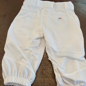 White Medium Youth Alleson Game Knickers (New)