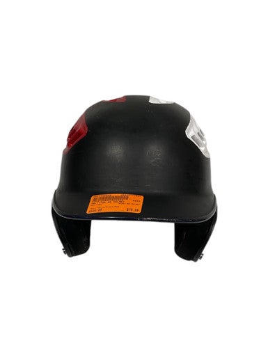 Used Rawlings BB HALMET Batting Helmet No Mask White/Black/Red One Size 11847-S000025640