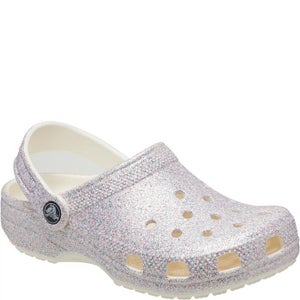 Crocs Classic 206993-9DI Clogs Kids US 5Y Mystic Glitter Comfort Shoes QLW301