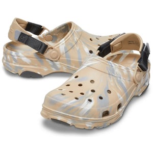 Crocs Classic All Terrain Clogs Unisex 9M-11W Tan Gray Comfort Shoes QLW329