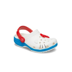 Crocs Hello Kitty IAM Classic 209469-100 Clog Toddler 4 White Casual Shoe QLW292