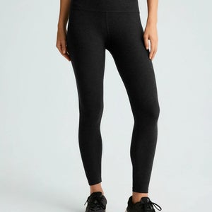 Beyond Yoga Spacedye Caught In The Midi Legging Women Small Black Stretch QLW279