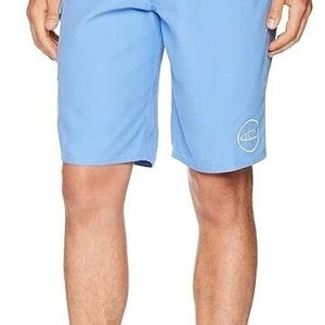 O'Neill Santa Cruz Solid 2.0 Boardshorts Mens 36 Blue Drawstring Swimwear QLW304